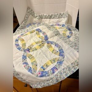 ⭐️PDK Worldwide Enterprises Wedding Ring Design Quilted Pillow Shams Set of 2⭐️